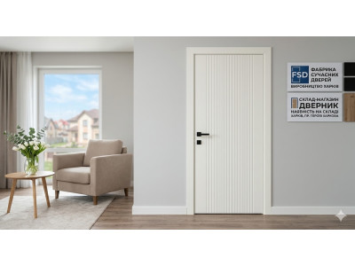 Вертикальная фрезеровка: как двери «Фабрики Сучасних Дверей» меняют пространство