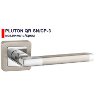 Ручка дверная Punto PLUTON QR SN/CP 3 (сатин /хром)