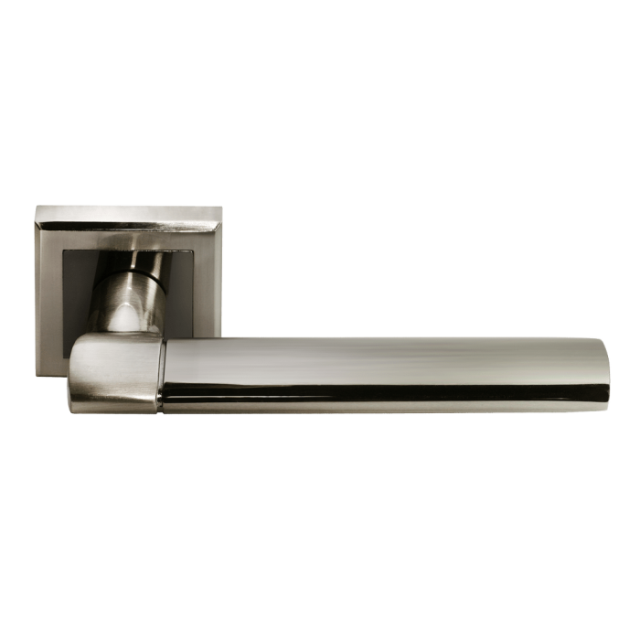 Ручка дверная  Morelli  MH- 21 SH/BN ( белый никель/черный никель) - цена, отзывы, характеристики, фото