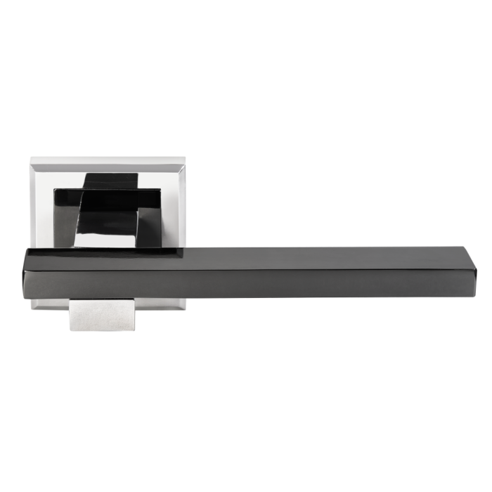 Ручка дверная  Morelli  MH- 38 SH/BN ( белый никель/черный никель) - цена, отзывы, характеристики, фото