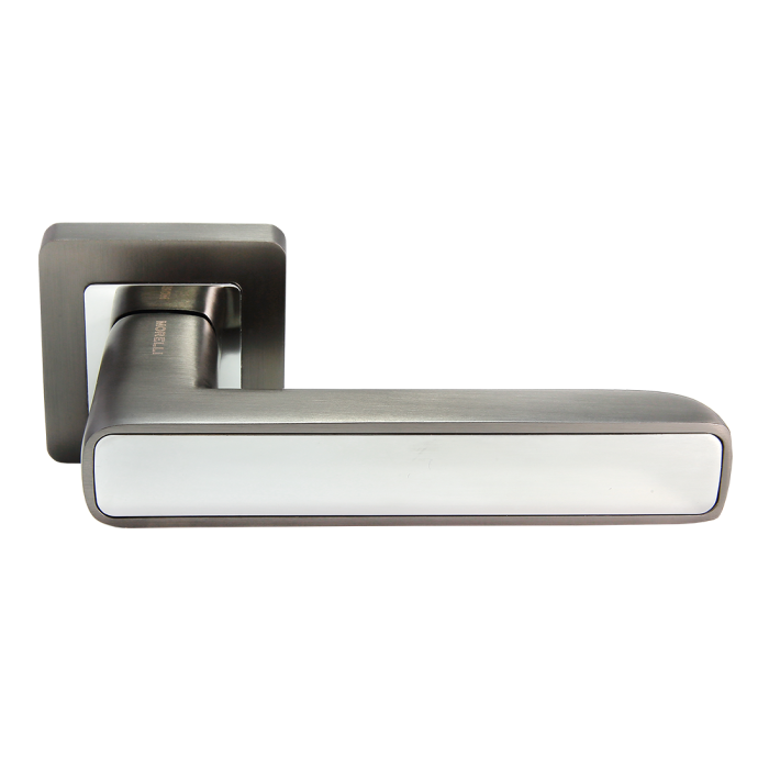 Ручка дверная  Morelli  MH- 44  GR/CP ( графит/ хром) - цена, отзывы, характеристики, фото