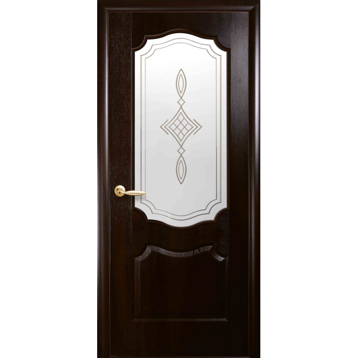 Дверне полотно Новий Стиль ПВХ "Вензель"  +Р1 - ціна, відгуки, характеристики, фото